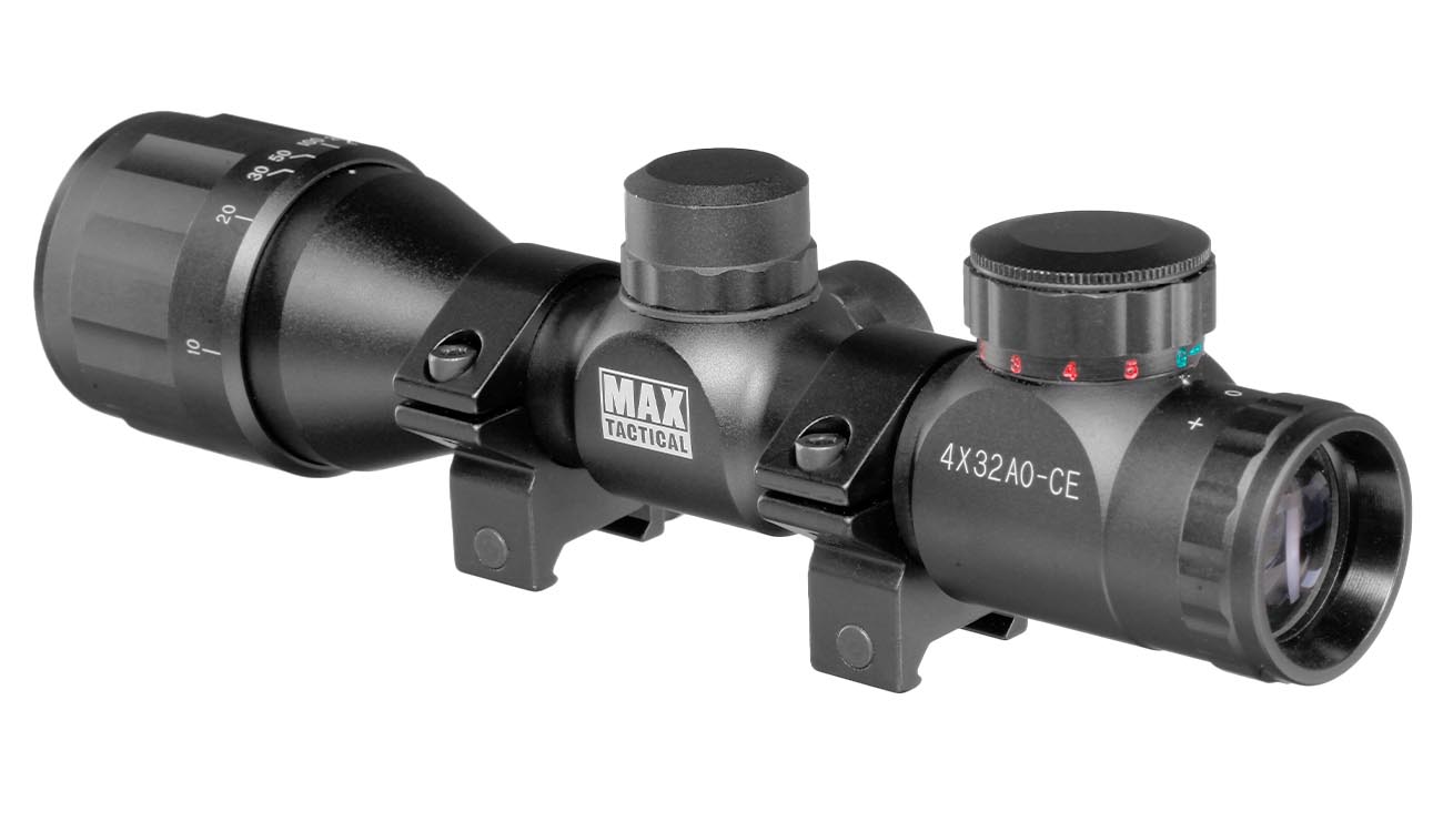 Max Tactical Zielfernrohr 4x32CE-AO beleuchtet fr 22 mm Schiene Bild 3