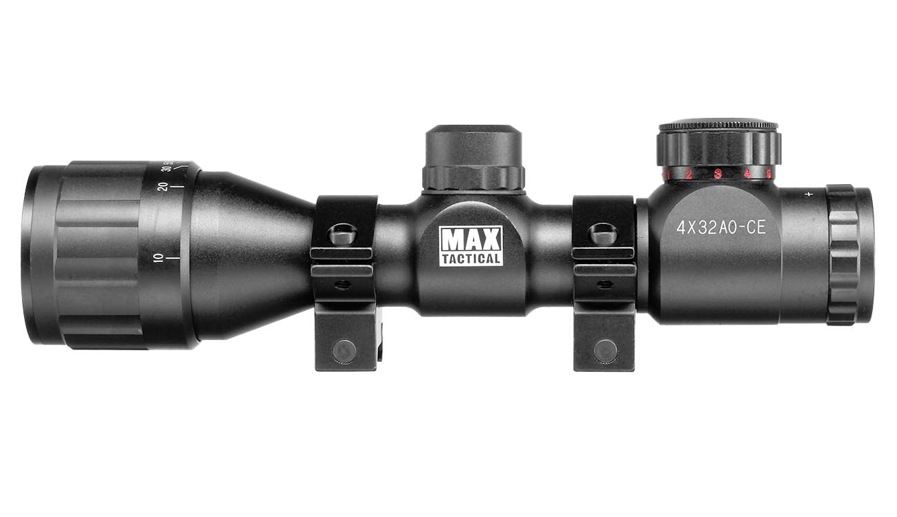 Max Tactical Zielfernrohr 4x32CE-AO beleuchtet fr 22 mm Schiene Bild 4