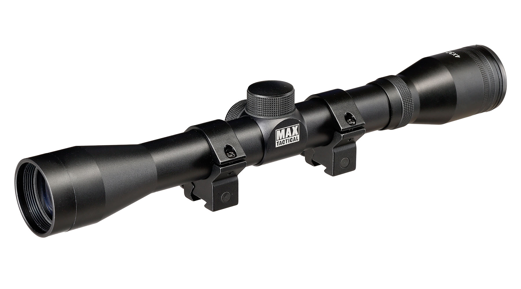 Max Tactical Zielfernrohr 4x32 Mil-Dot inkl. 11 mm Ringe schwarz
