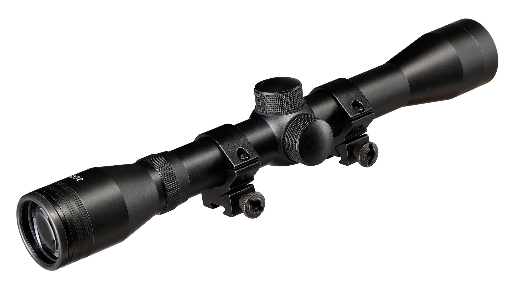 Max Tactical Zielfernrohr 4x32 Mil-Dot inkl. 11 mm Ringe schwarz Bild 2