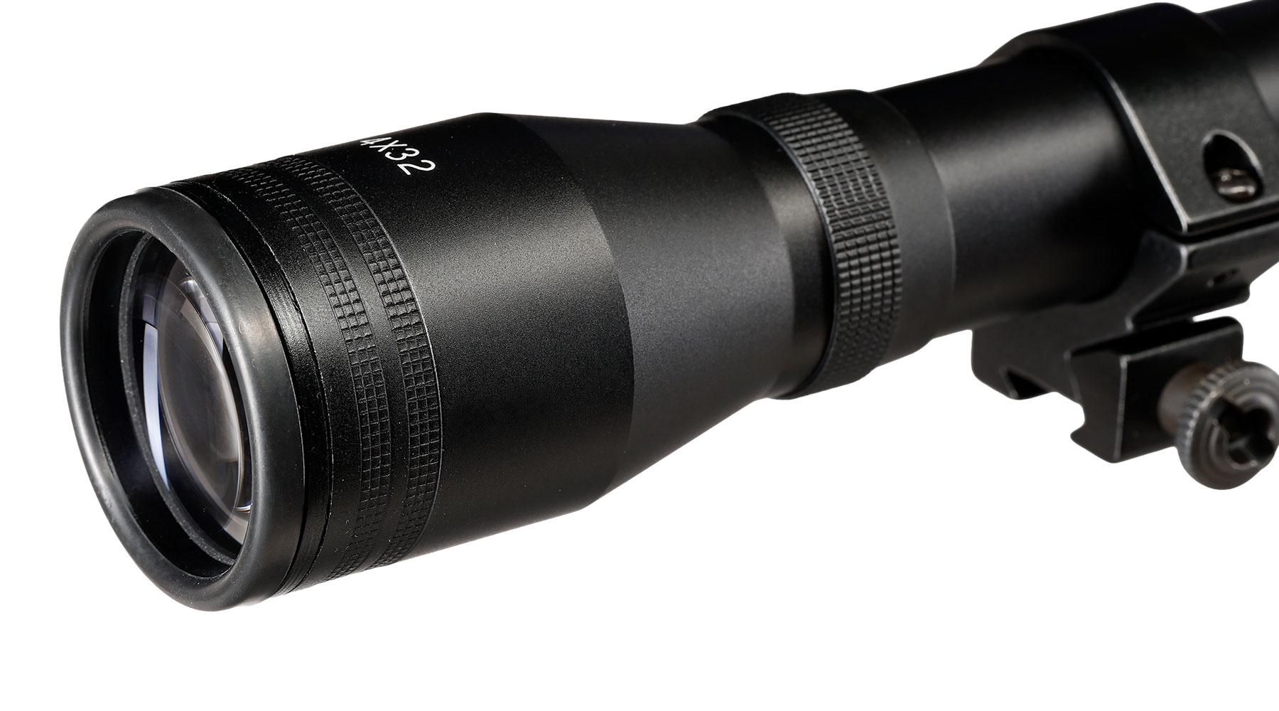 Max Tactical Zielfernrohr 4x32 Mil-Dot inkl. 11 mm Ringe schwarz Bild 7