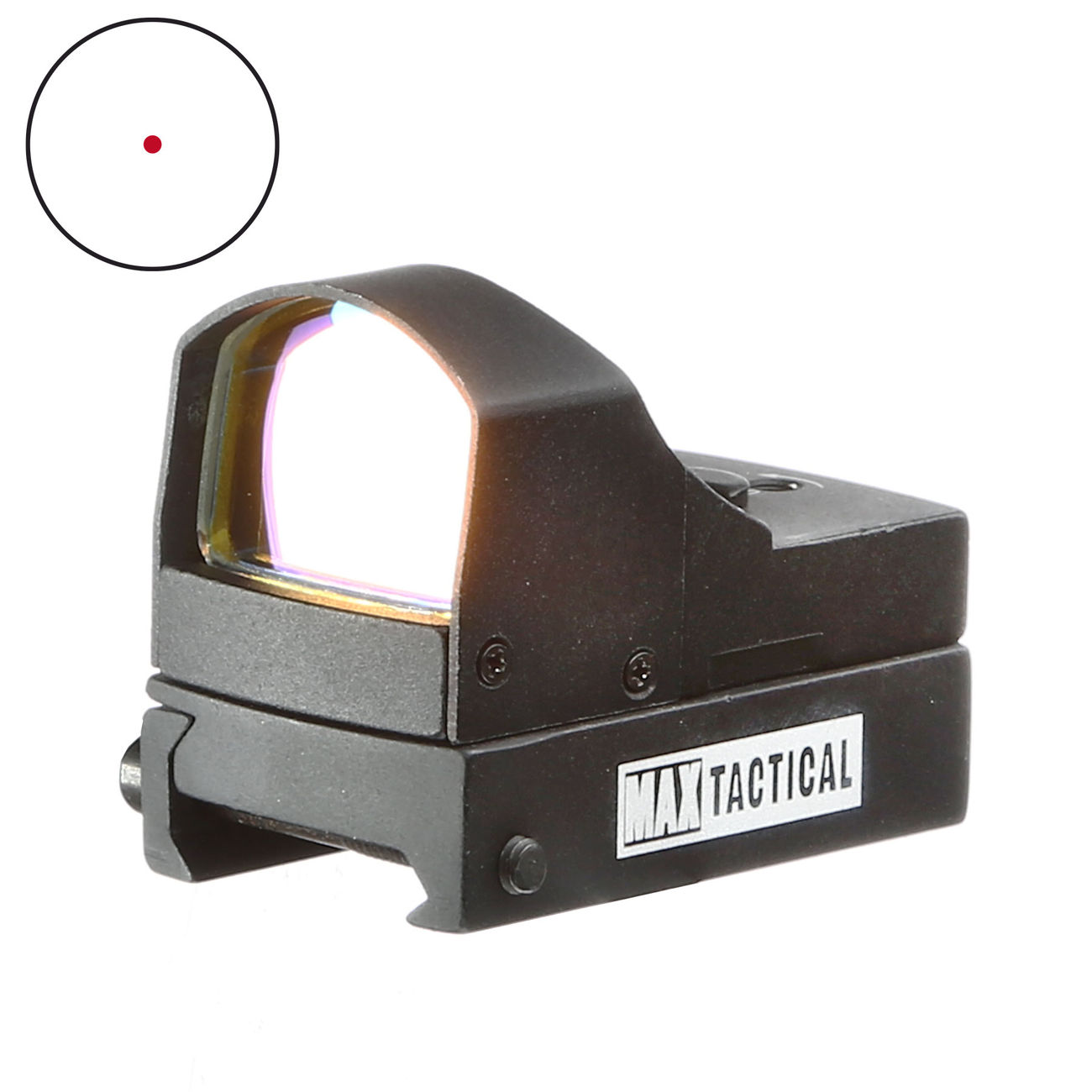 Max Tactical Holosight 23,5x16,8 Red-Dot Leuchtpunktvisier DDAB Micro