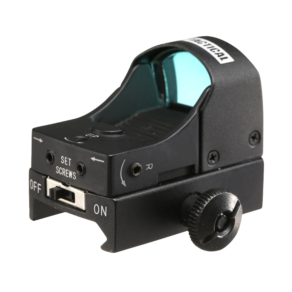 Max Tactical Holosight 23,5x16,8 Red-Dot Leuchtpunktvisier DDAB Micro Bild 1