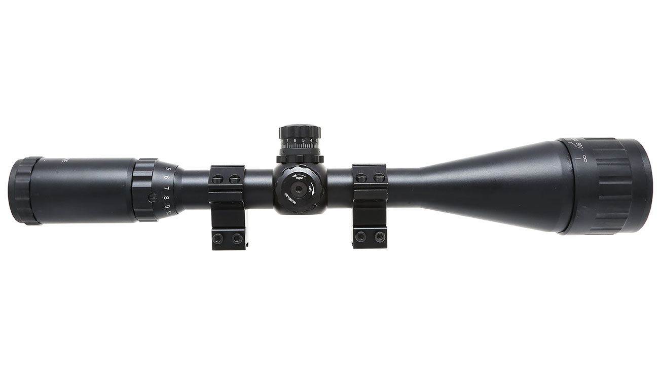 Max Tactical Zielfernrohr 4-16x50 AOE beleuchtet inkl. Ringe für 11 mm Schiene Bild 3