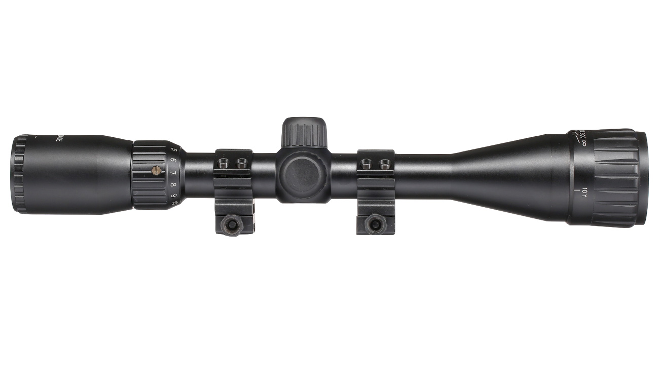 Max Tactical Zielfernrohr 4,5-14x40 AOE beleuchtet inkl. 20 - 22mm Halteringe schwarz Bild 4