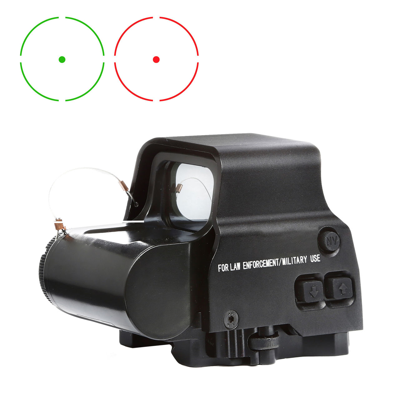 Aim-O X2 Type Holosight rot/grn QD Mount schwarz AO 3056-BK