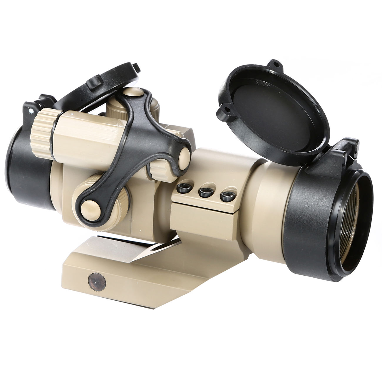 Aim-O Military-2 Type Red Dot Zielgert mit Cantilever Mount tan AO 5033-DE Bild 2