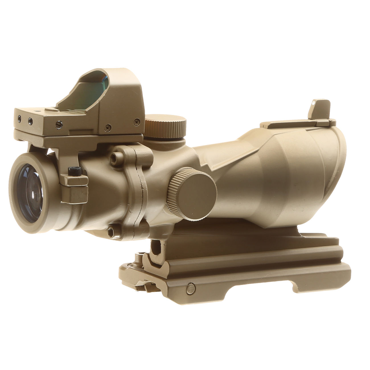 Aim-O TA01 Style Scope 4x32 QD-Mount mit Mini RedDot Visier tan 5316-DE Bild 1