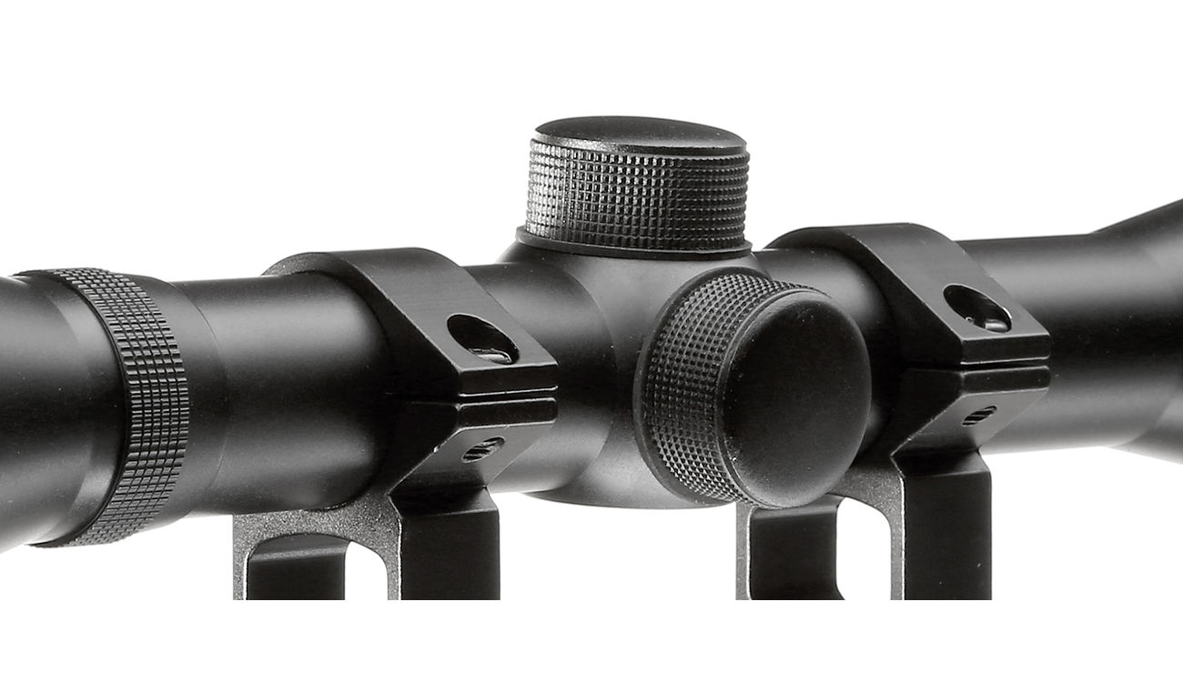 Strike Systems 4x32 Zielfernrohr / Mil-Dot f. 20-22mm Schienen schwarz Bild 1