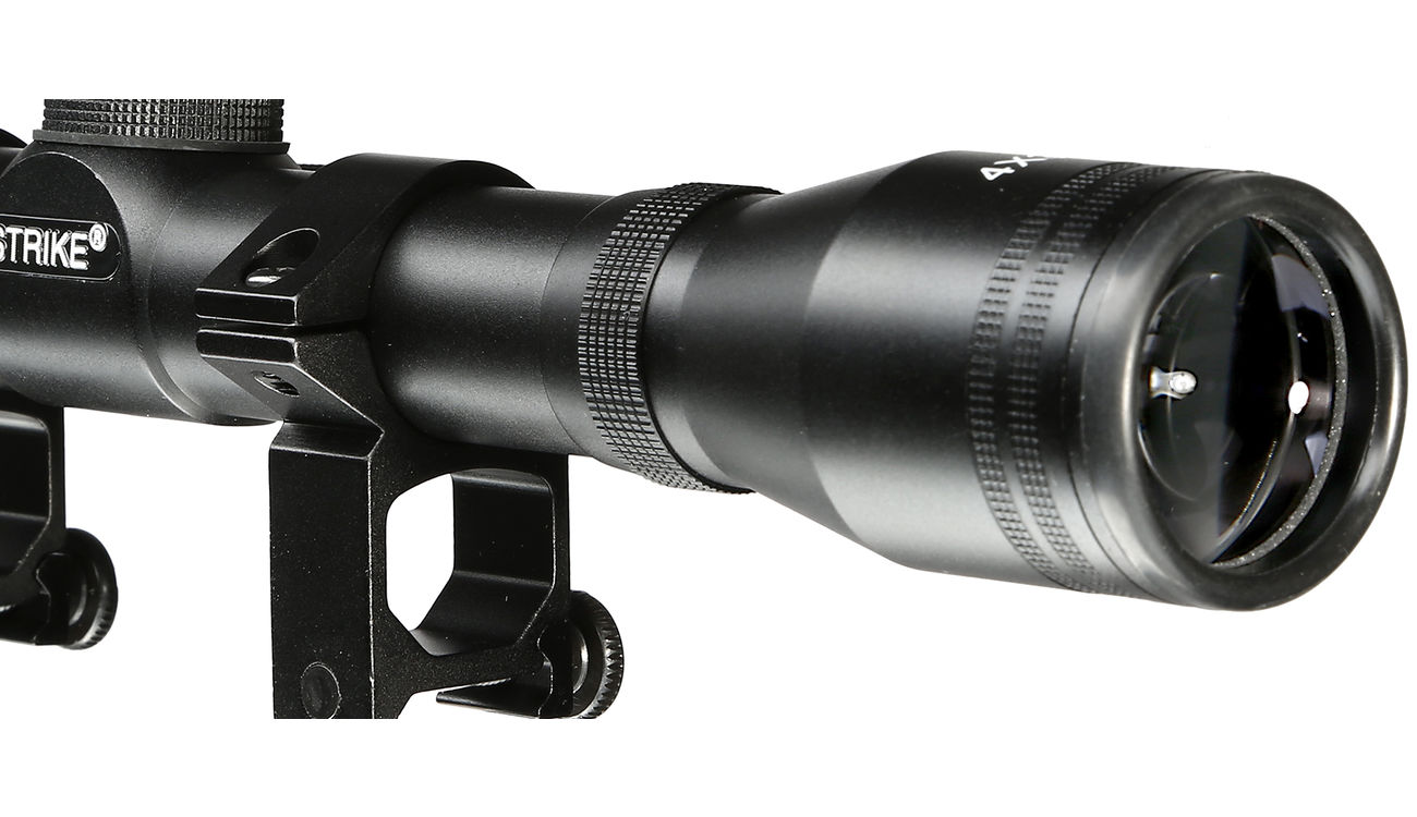 Strike Systems 4x32 Zielfernrohr / Mil-Dot f. 20-22mm Schienen schwarz Bild 1
