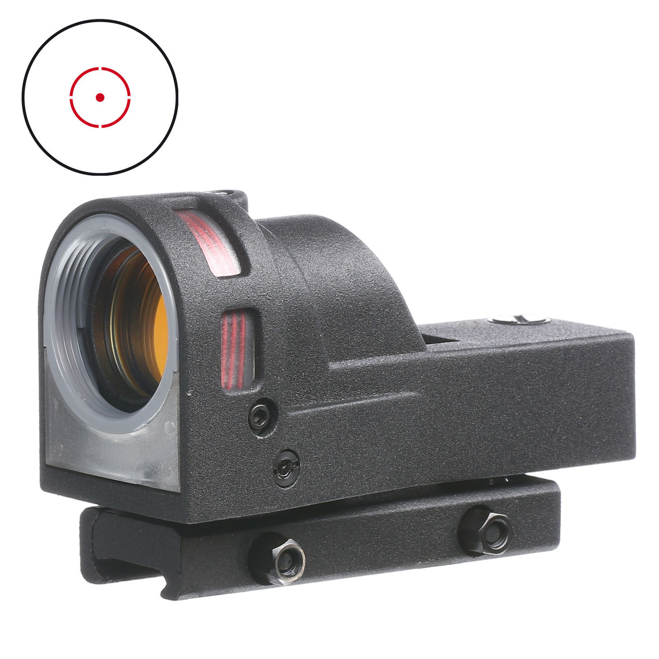 AIM-O - Viseur Point Rouge M21 Reflex, Noir pour Airsoft - Safe