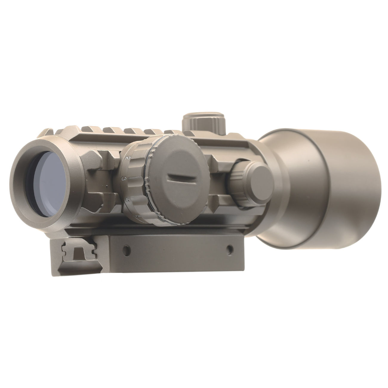 Aim-O 2x42 Red-Dot / Green-Dot Tactical Sight tan AO 3013-DE Bild 2