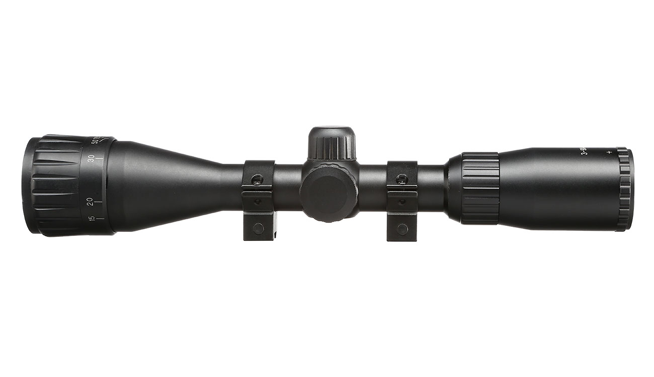 Max Tactical Premium Zielfernrohr 3-9x40 RGB-beleuchtet mit Montageringe fr 11 mm Schiene schwarz Bild 3