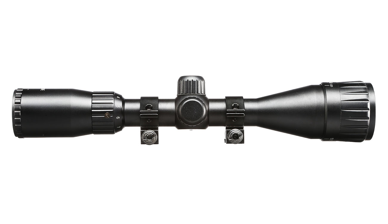 Max Tactical Premium Zielfernrohr 3-9x40 RGB-beleuchtet mit Montageringe fr 11 mm Schiene schwarz Bild 4