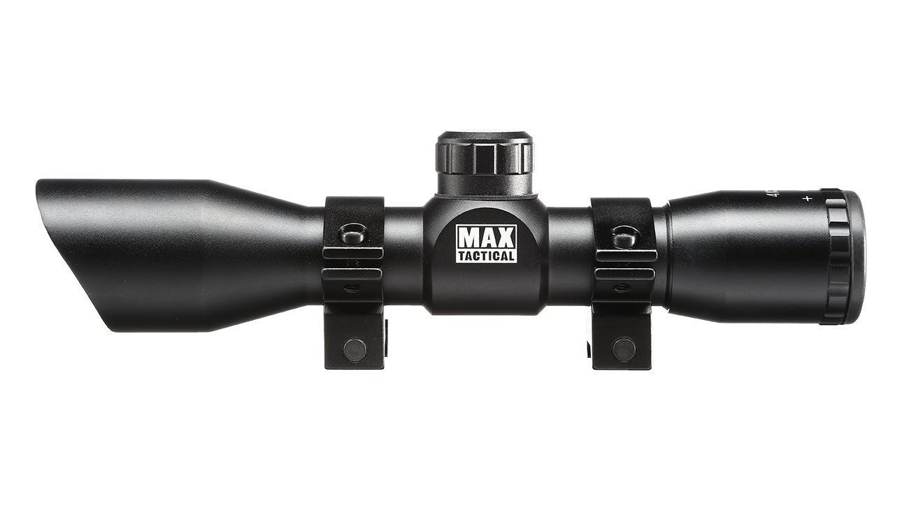 Max Tactical Sunshade Zielfernrohr Compact 4x32C fr 22mm Schiene schwarz Bild 3