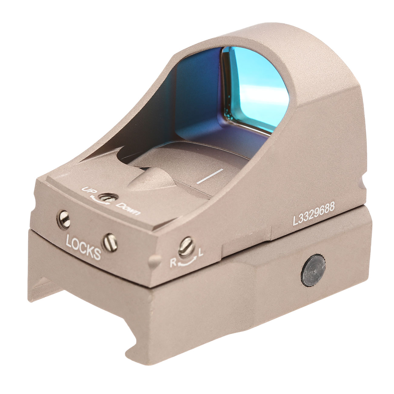 Aim-O Sight-C Type Micro Red Dot mit Lichtsensor inkl. G-Pistolenhalterung tan AO 6005-DE Bild 2