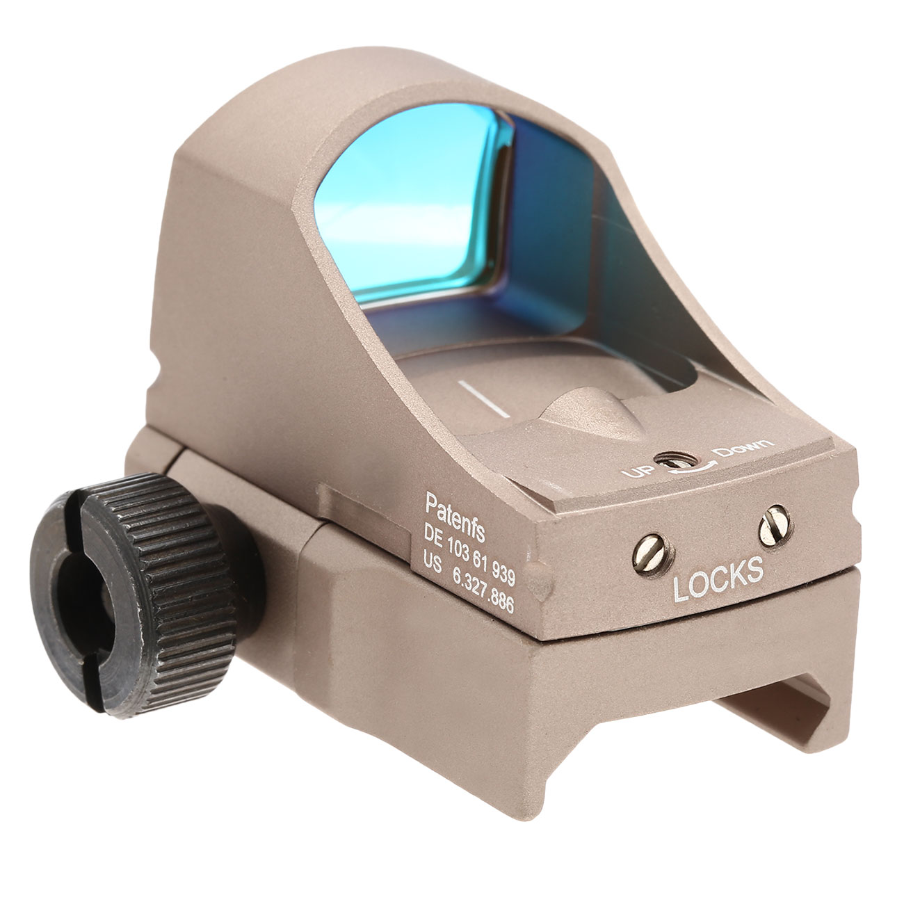 Aim-O Sight-C Type Micro Red Dot mit Lichtsensor inkl. G-Pistolenhalterung tan AO 6005-DE Bild 4