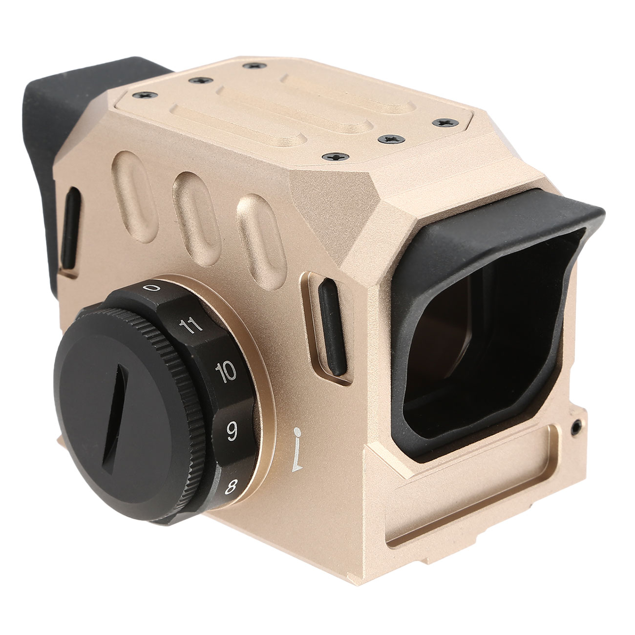 Aim-O E-Style Red-Dot Holosight m. 20-22mm Halterung tan AO 6004-DE Bild 2