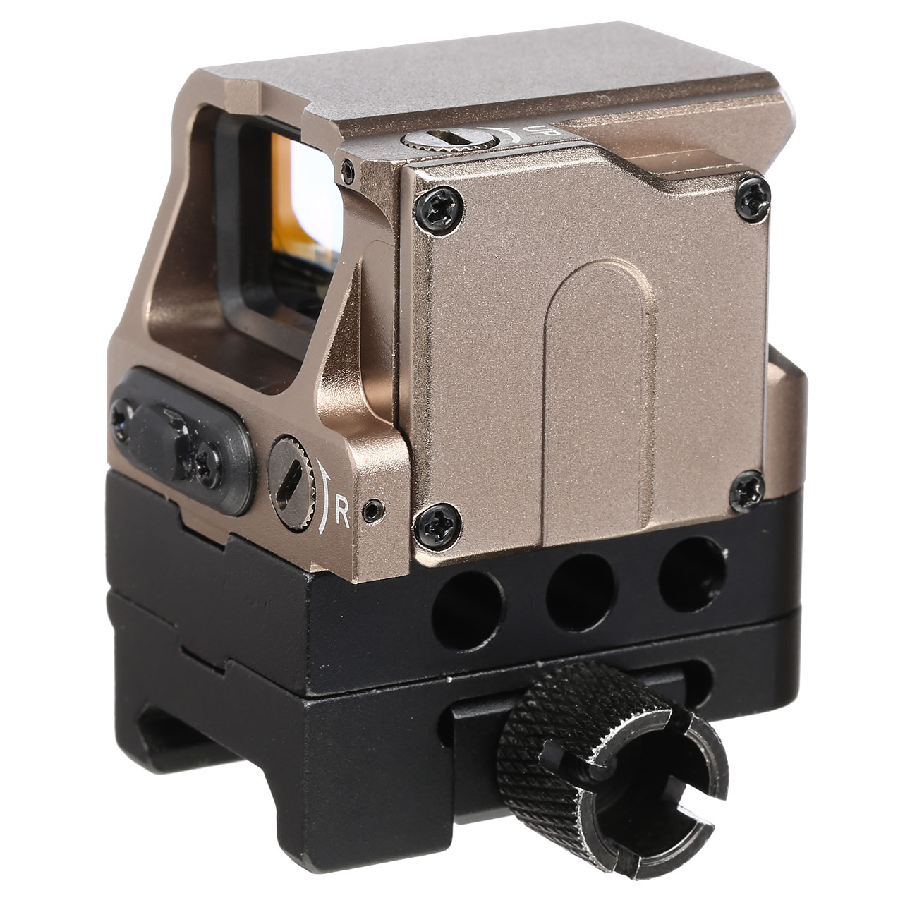 Aim-O FC1-Style Red-Dot Holosight m. 20-22mm Halterung tan AO 6003-DE Bild 1