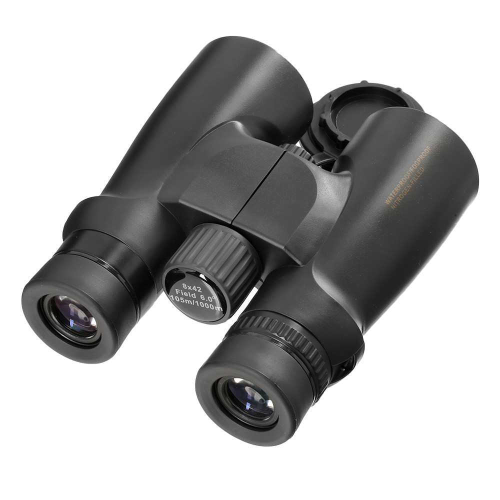 Mil-Tec Fernglas 8x42 wasserfest schwarz inkl. Tragetasche Bild 6