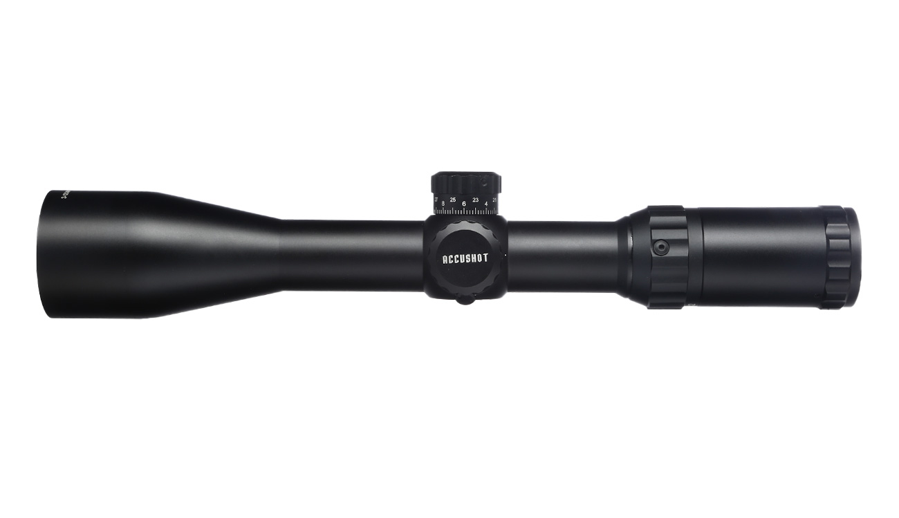 UTG True Hunter Classic 3-12x44 Zielfernrohr Side AO / Mil-Dot ohne Montageringe schwarz Bild 1