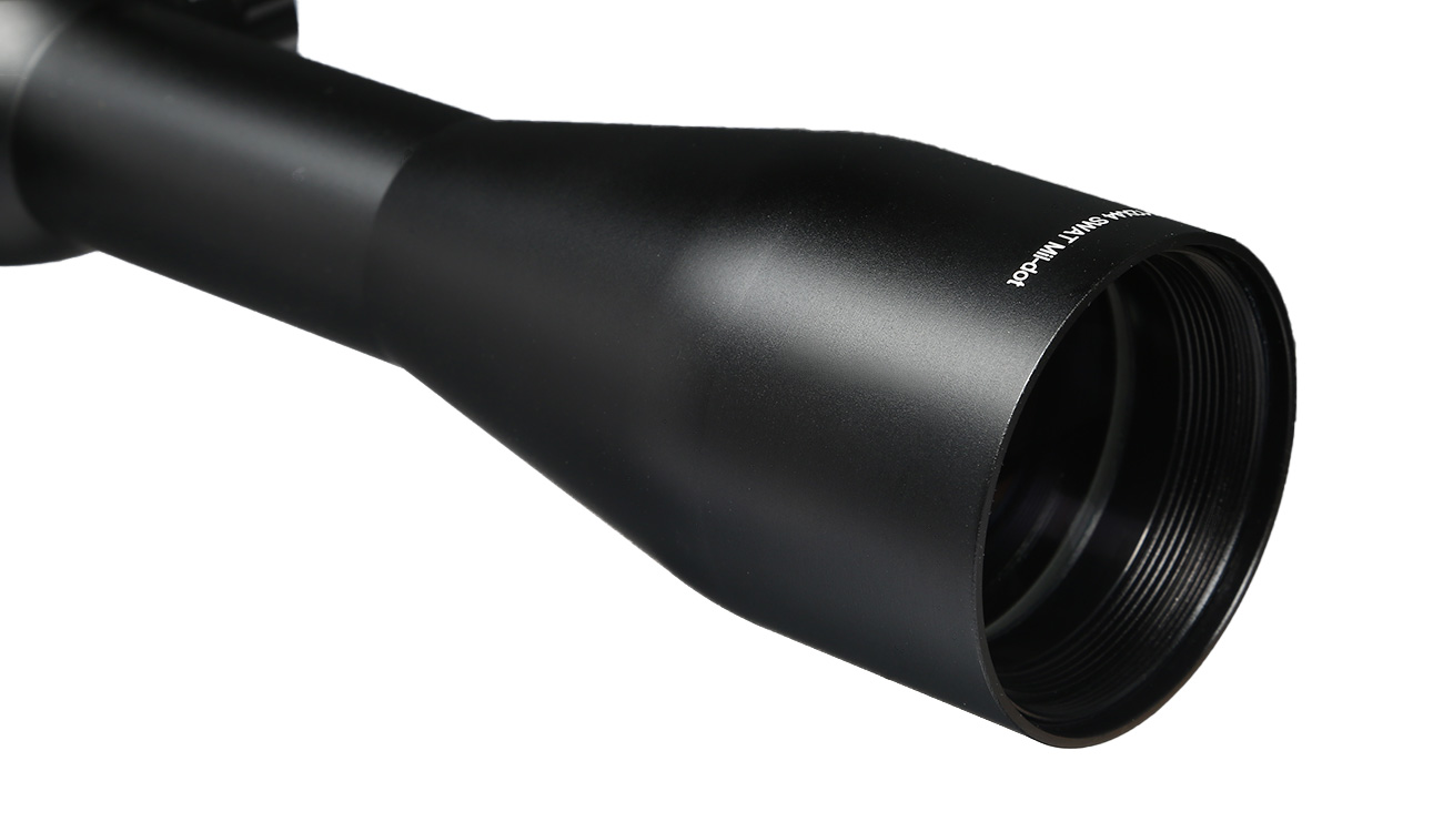 UTG True Hunter Classic 3-12x44 Zielfernrohr Side AO / Mil-Dot ohne Montageringe schwarz Bild 1