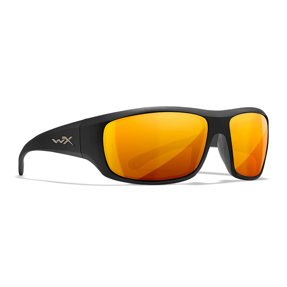 Wiley X Sonnenbrille Omega Captivate matt schwarz Glser Bronze verspiegelt polarisiert inkl. Brillenetui Bild 4