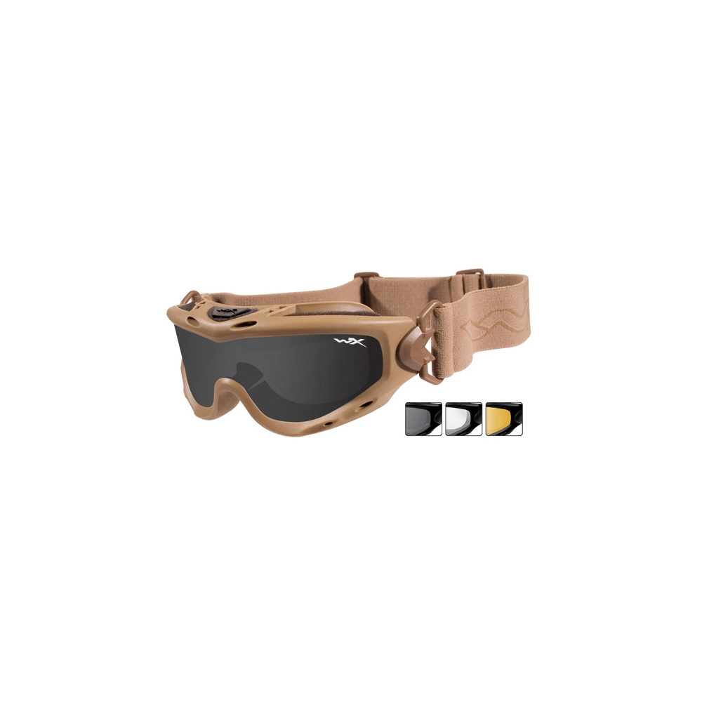 Wiley X Brille Spear tan inkl. 2 Wechselglser