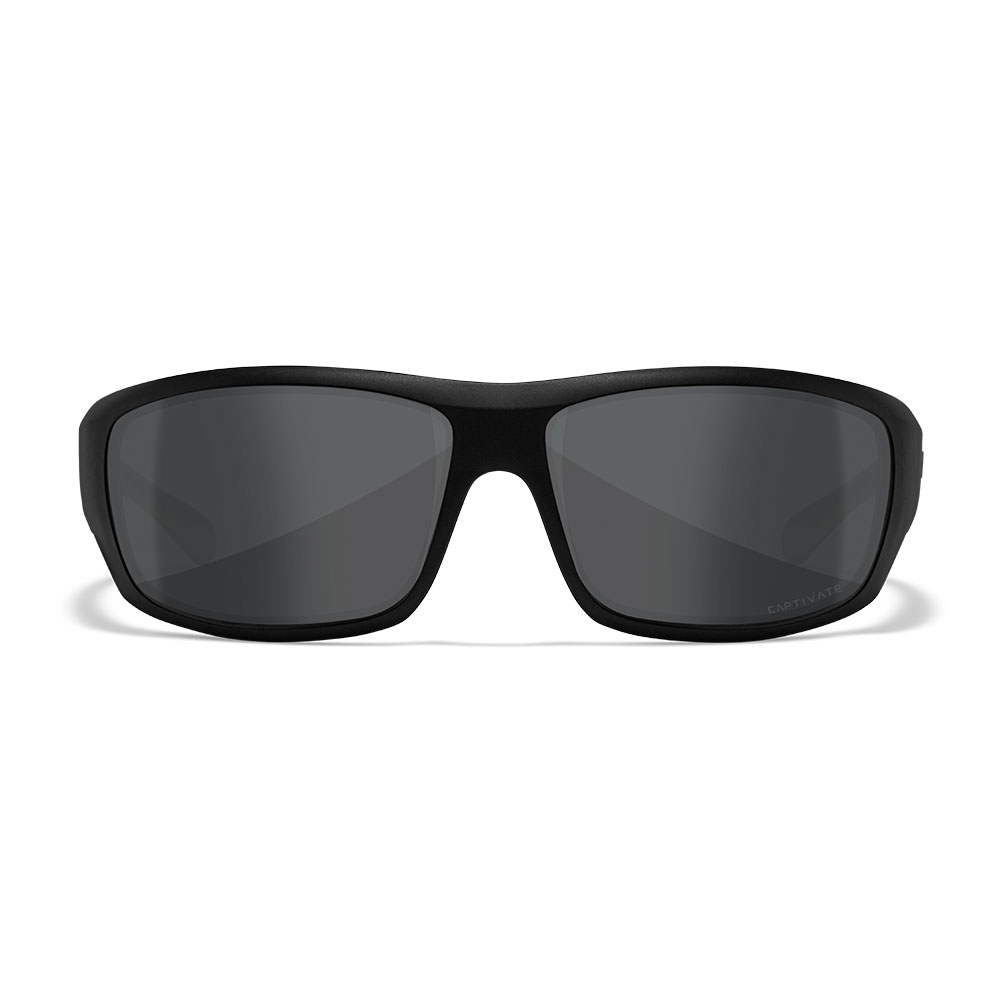 Wiley X Sonnenbrille Omega Captivate matt schwarz Glser polarisiert grau inkl. Brillenetui Bild 1