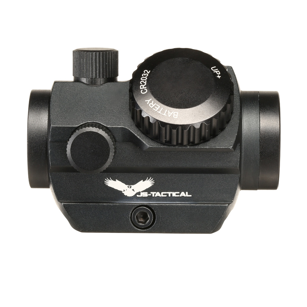 JS-Tactical Micro Red- / Green-Dot Sight inkl. 20 - 22 mm Halterung / Scope Riser schwarz Bild 2