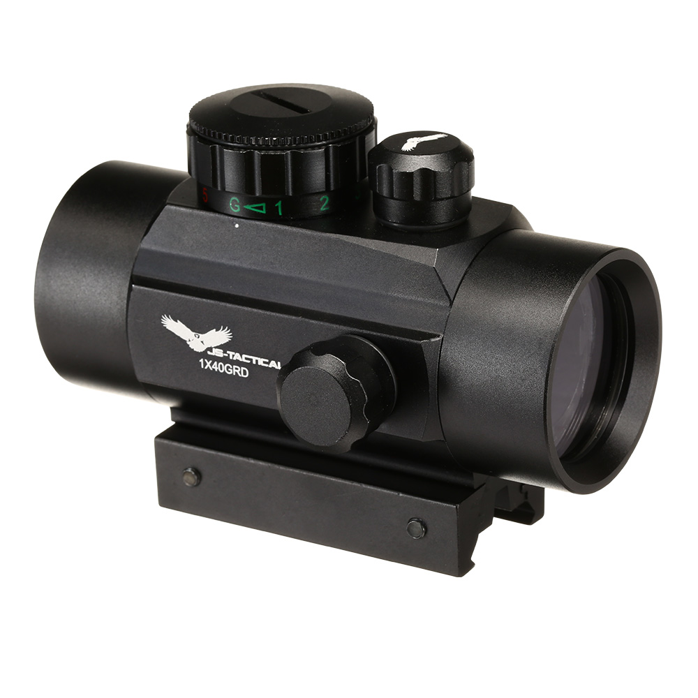 JS-Tactical 1x30 Red- / Green-Dot Sight inkl. 20 - 22 mm Halterung schwarz Bild 1