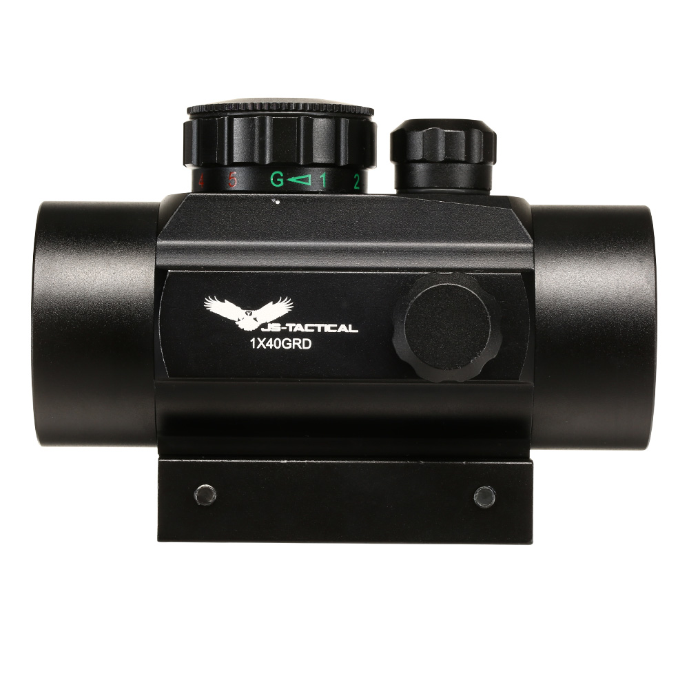 JS-Tactical 1x30 Red- / Green-Dot Sight inkl. 20 - 22 mm Halterung schwarz Bild 2