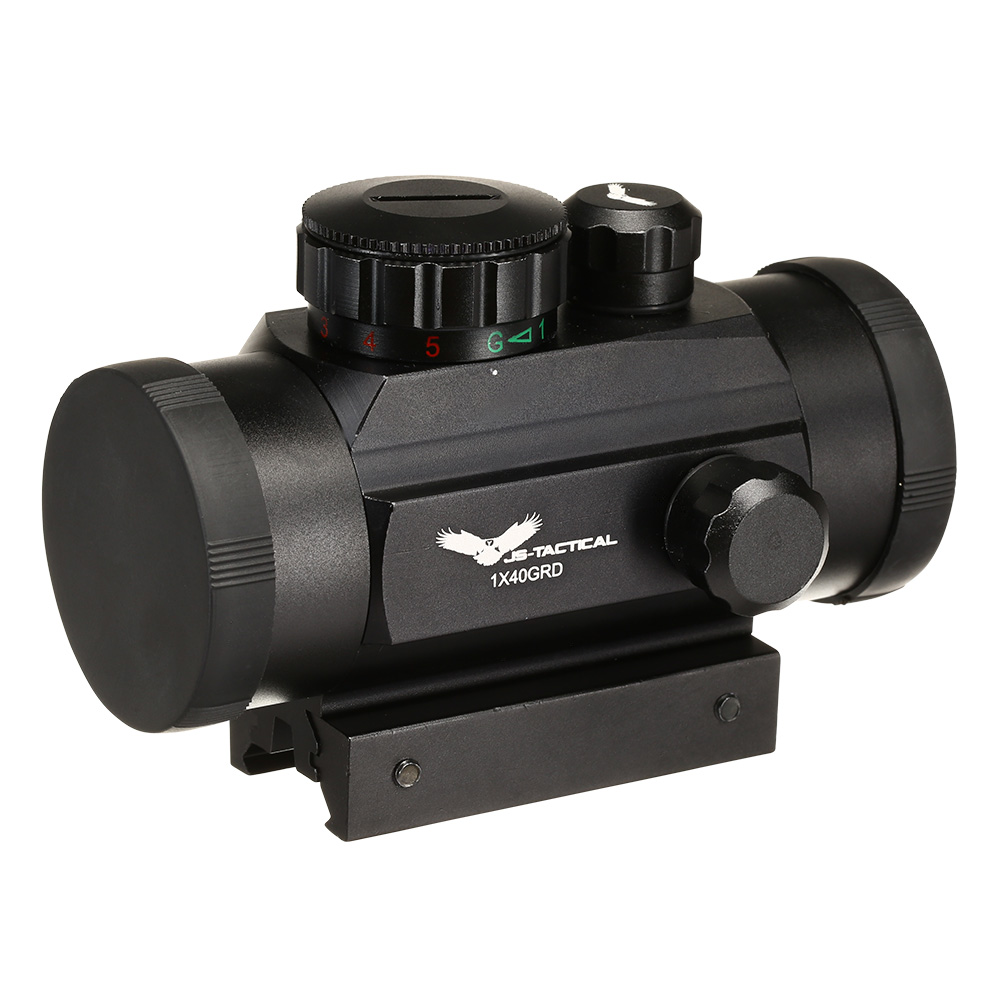 JS-Tactical 1x30 Red- / Green-Dot Sight inkl. 20 - 22 mm Halterung schwarz Bild 7