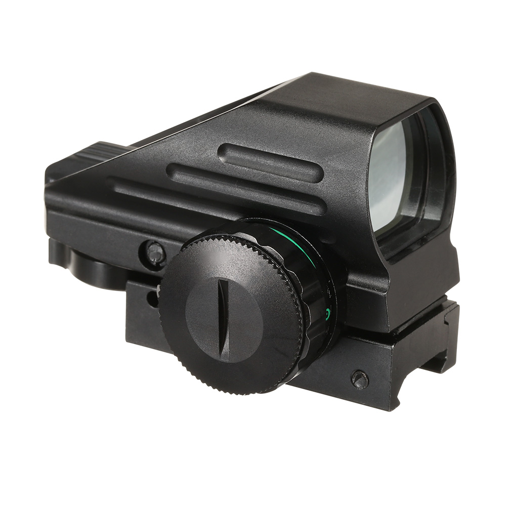 JS-Tactical Reflex 4 Red- / Green-Dot Sight mit 4 Absehen inkl. 20 - 22 mm Halterung schwarz Bild 5