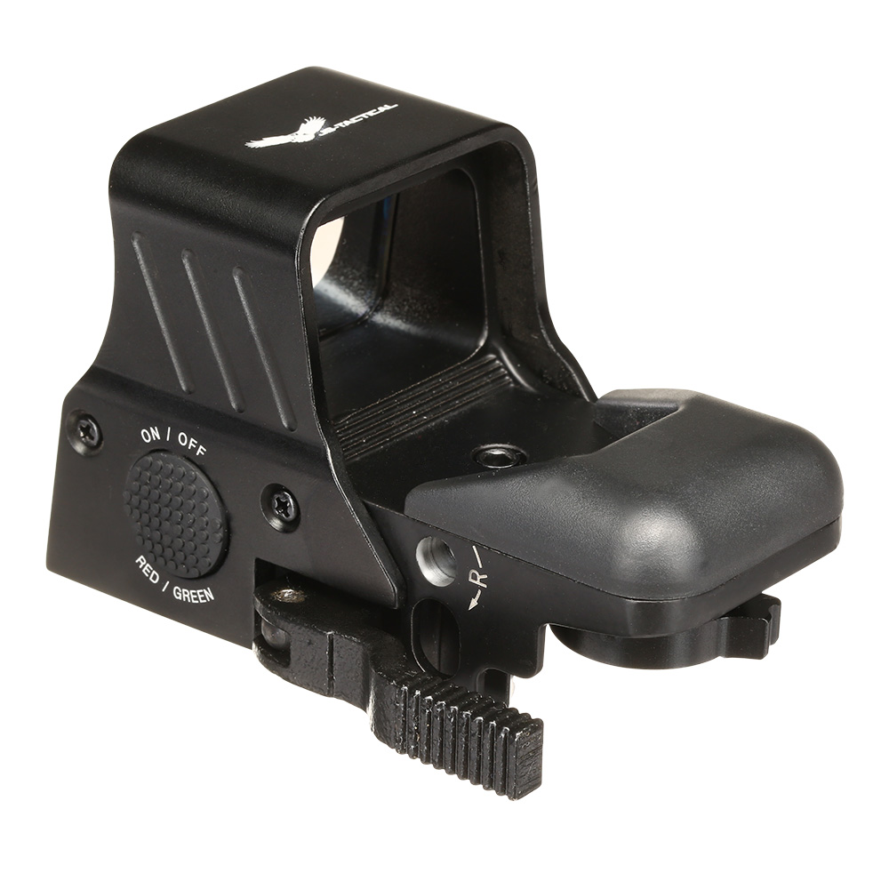 JS-Tactical Tactic 4 Red- / Green-Dot Sight mit 4 Absehen inkl. 20 - 22 mm Halterung schwarz Bild 1