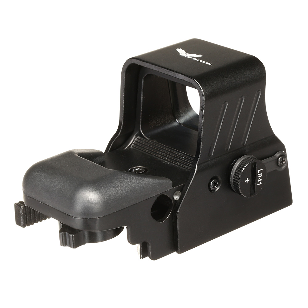 JS-Tactical Tactic 4 Red- / Green-Dot Sight mit 4 Absehen inkl. 20 - 22 mm Halterung schwarz Bild 4