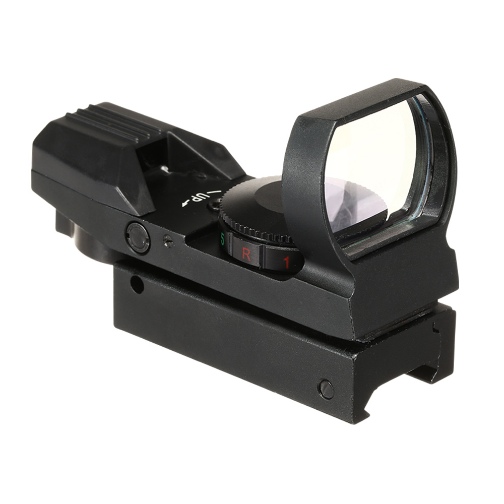 JS-Tactical Compact Red- / Green-Dot Sight mit 4 Absehen inkl. 20 - 22 mm Halterung schwarz Bild 5