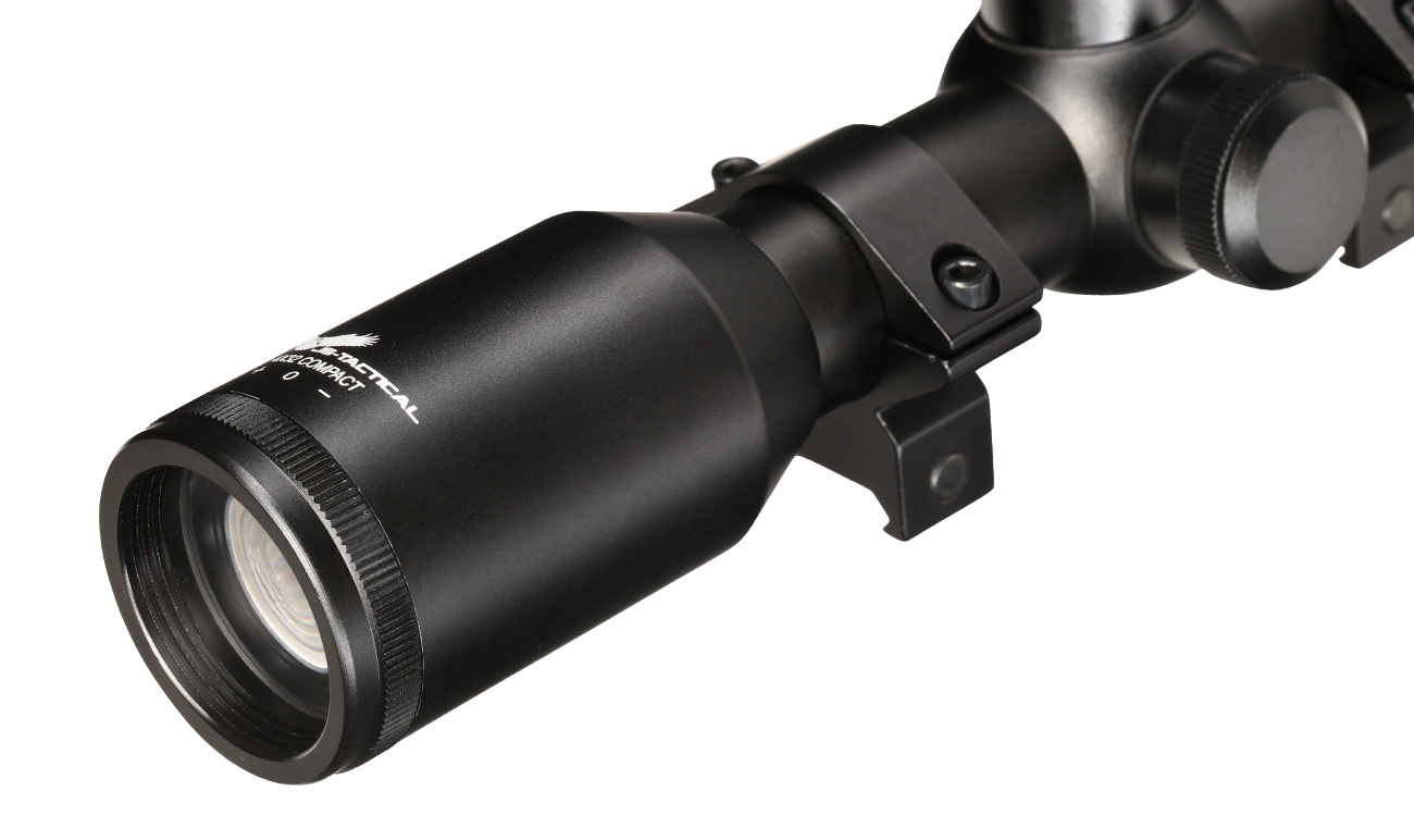 JS-Tactical 4x32mm Compact Zielfernrohr inkl. 22mm Halteringe schwarz Bild 5