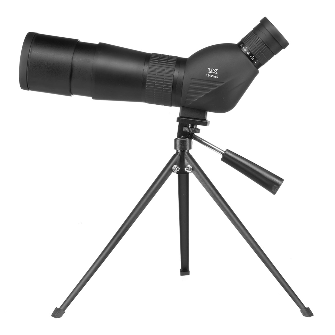 UX Spektiv 15-45 x 60 inkl. Stativ und Tragetasche schwarz Bild 1