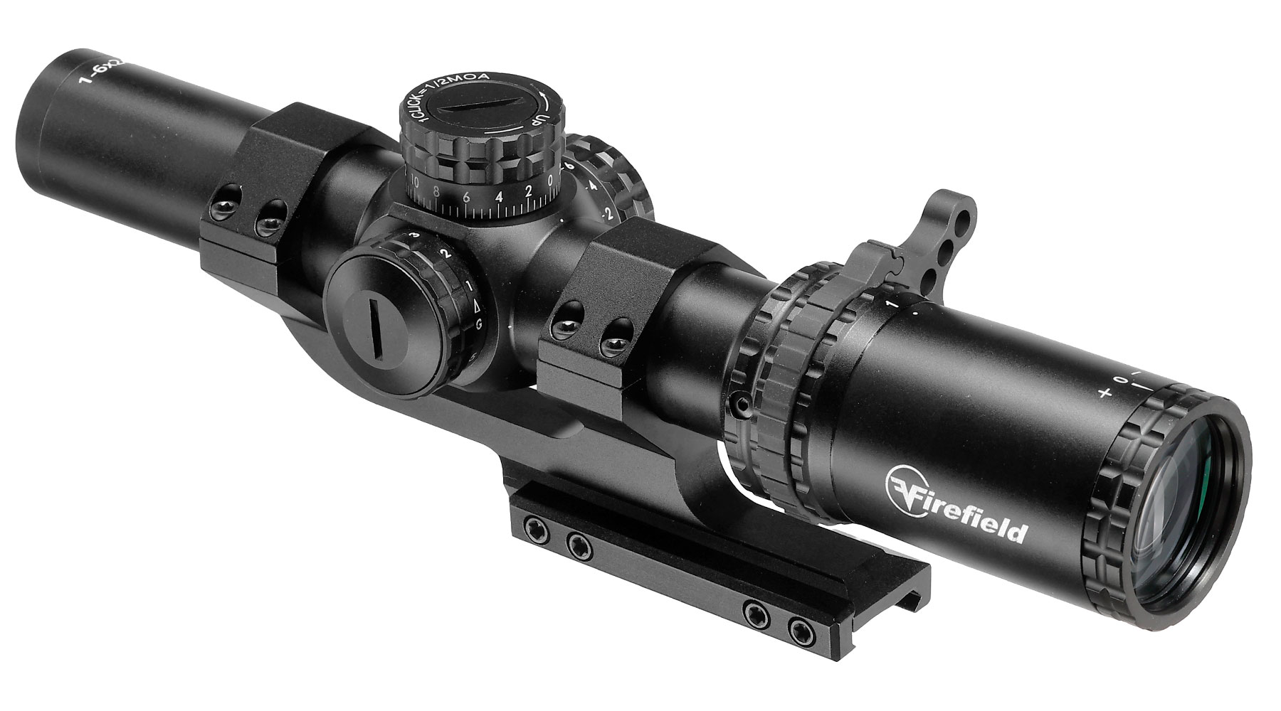Firefield RapidStrike 1-6x24 Circle-Dot Zielfernrohr beleuchtet inkl. 20-22mm Cantilever Mount schwarz Bild 3