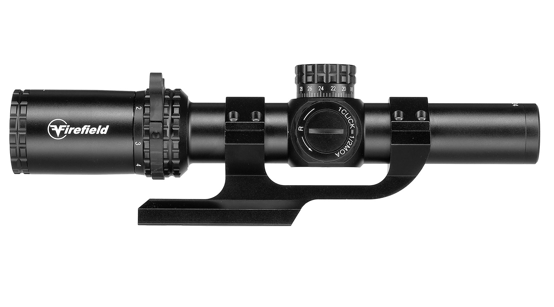 Firefield RapidStrike 1-6x24 Circle-Dot Zielfernrohr beleuchtet inkl. 20-22mm Cantilever Mount schwarz Bild 5
