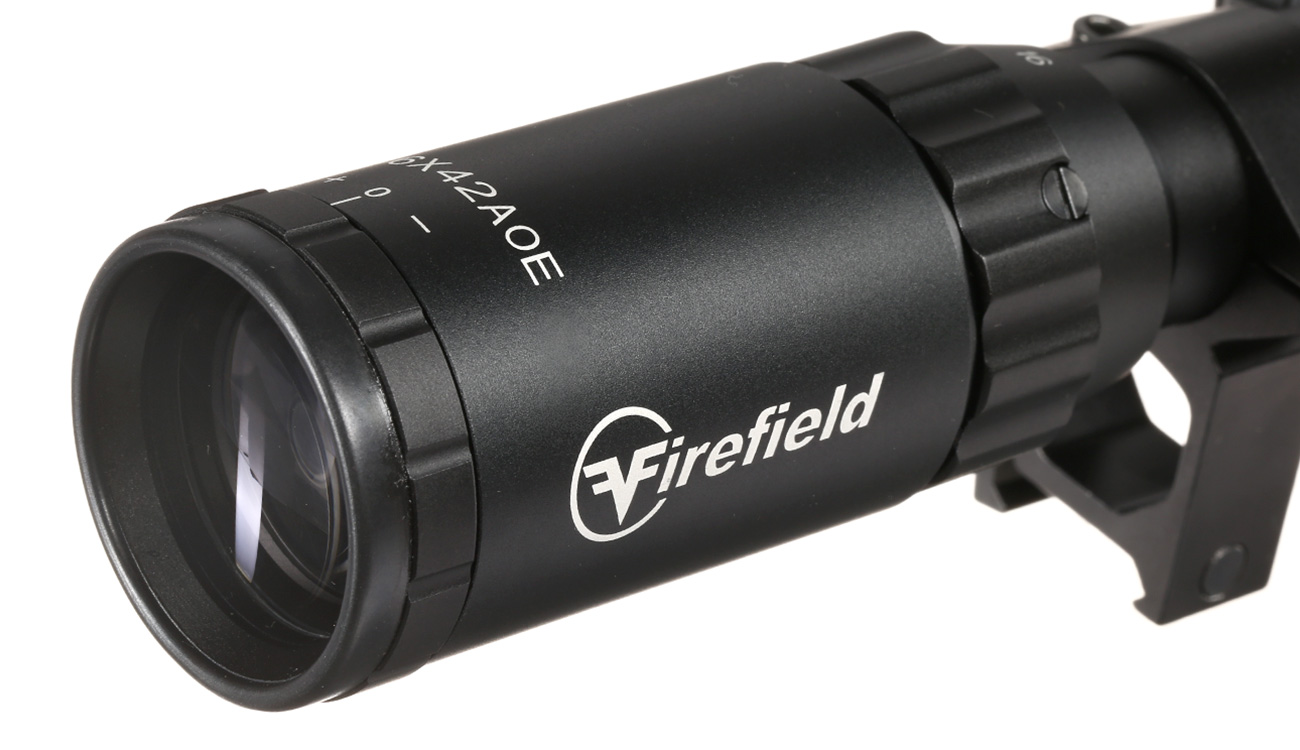 Firefield Tactical 4-16x42AO IR Mil-Dot Zielfernrohr beleuchtet inkl. 20-22mm Ringe schwarz Bild 8
