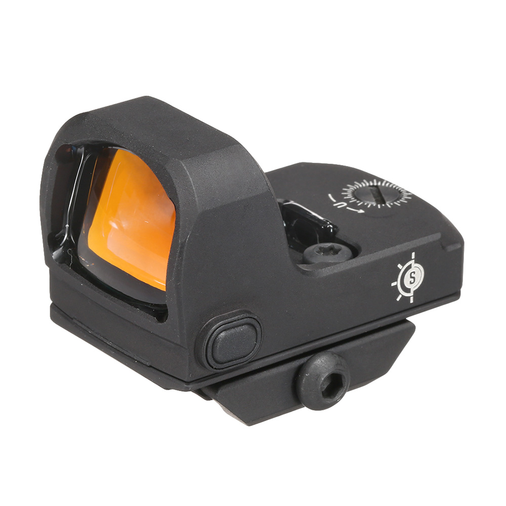 UTG OP3 SLS Reflex Micro Dot Red 4 MOA Single-Dot Sensor LPZ RMR-Footprint inkl. Adaptive Base schwarz