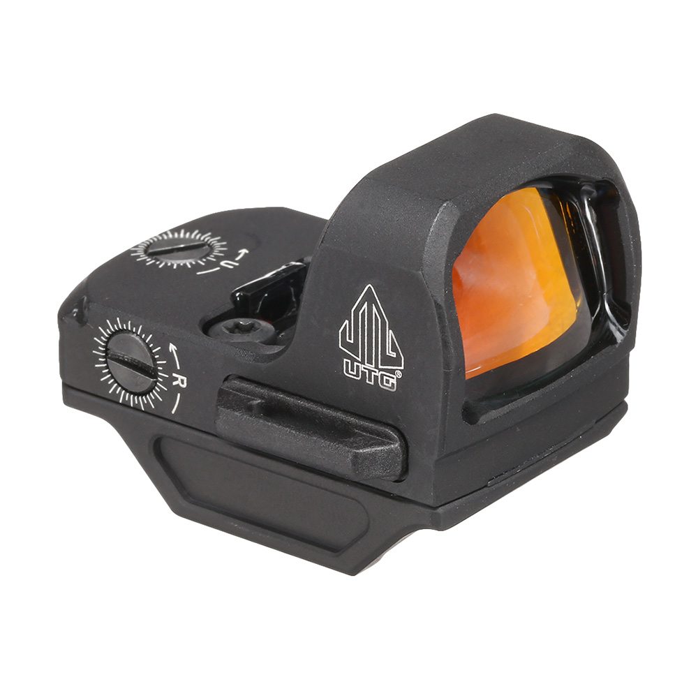 UTG OP3 SLS Reflex Micro Dot Red 4 MOA Single-Dot Sensor LPZ RMR-Footprint inkl. Adaptive Base schwarz Bild 1