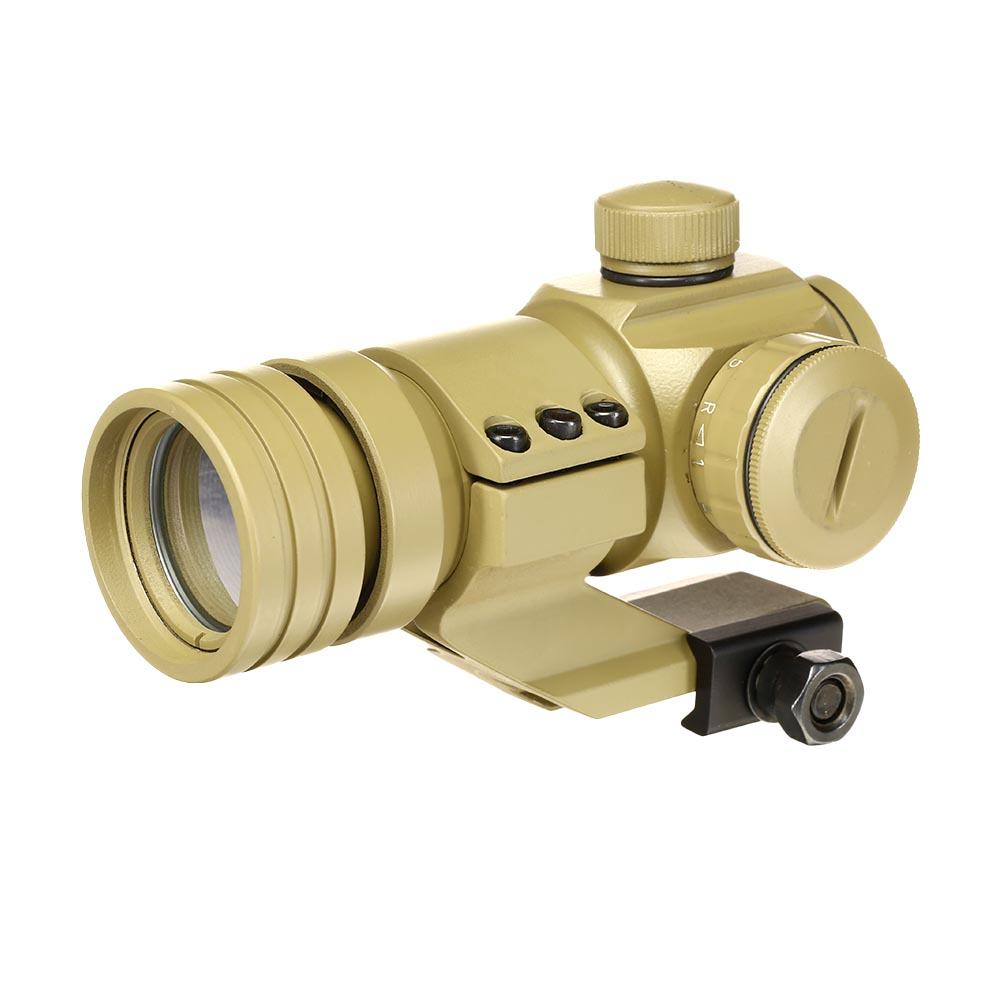 Aim-O Military-3 Type Red Dot Zielgert mit Cantilever-Mount tan AO 3011-DE