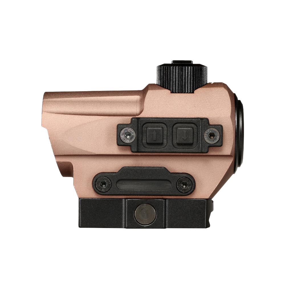 Aim-O SP1 Reflex Type Red Dot m. 20 - 22mm Halterung mit Riser tan AO 6009-DE Bild 4