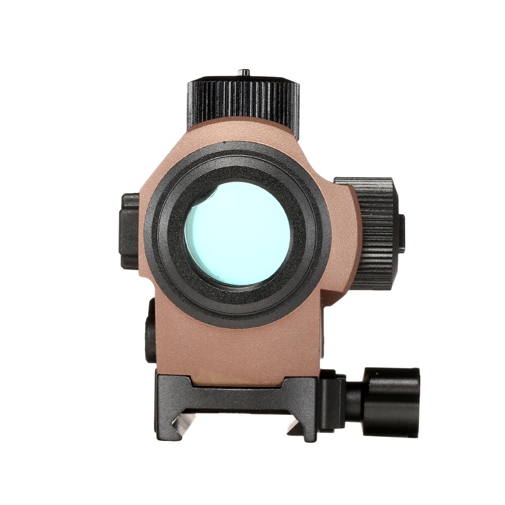 Aim-O SP1 Reflex Type Red Dot m. 20 - 22mm Halterung mit Riser tan AO 6009-DE Bild 7