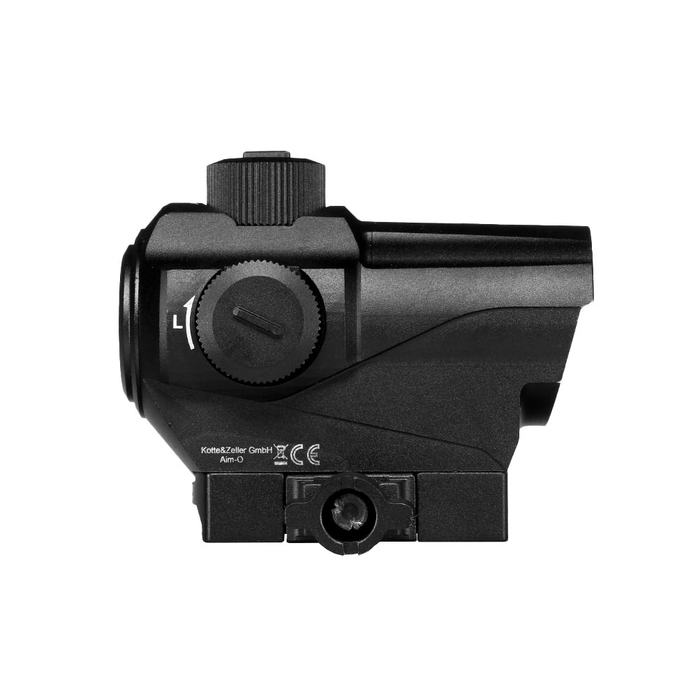 Aim-O SP1 Reflex Type Red Dot m. 20 - 22mm Halterung mit Riser schwarz AO 6009-BK Bild 5