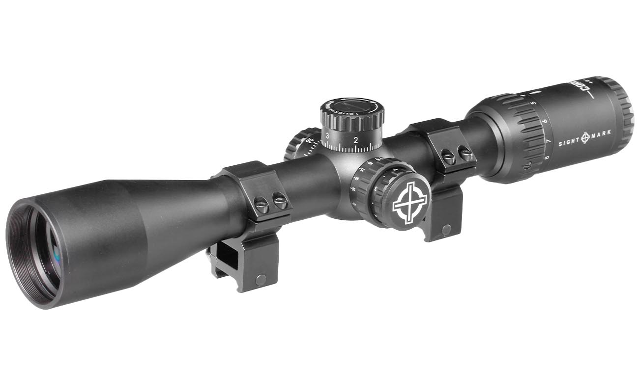 Sightmark Core 2.0 TX 4-16x44 MR2 Zielfernrohr beleuchtet inkl. 20-22mm Ringe schwarz