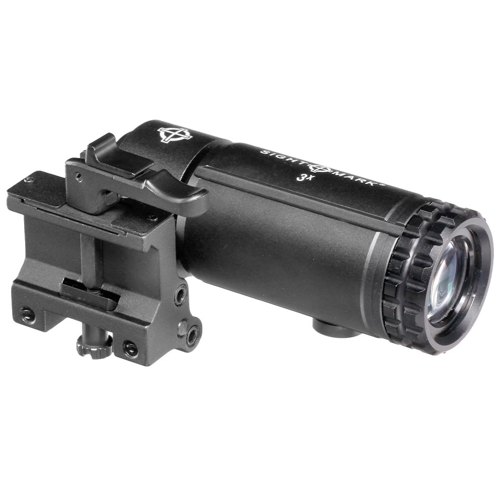Sightmark T-3 Magnifier mit LQD Flip to Side Mount Halterung f. 20 - 22mm Schienen schwarz Bild 7